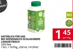 Transgourmet Naturlich fur uns bio wiesenmilch schlagobers langer frisch Angebot