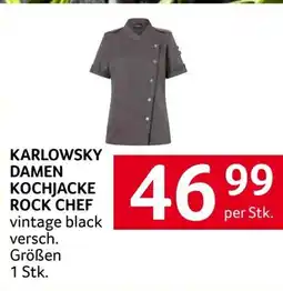 Transgourmet Karlowsky damen kochjacke rock chef Angebot