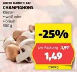 Hofer CHAMPIGNONS Angebot