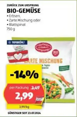 Hofer Bio gemuse Angebot