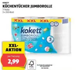 Hofer Kuchentucher jumborolle Angebot