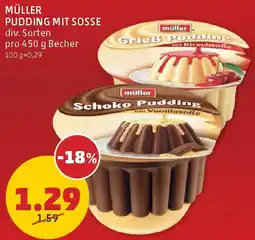 PENNY Müller pudding mit sosse Angebot