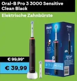 0815 Oral-B Pro 3 3000 Sensitive Clean Black Elektrische Zahnbürste Angebot