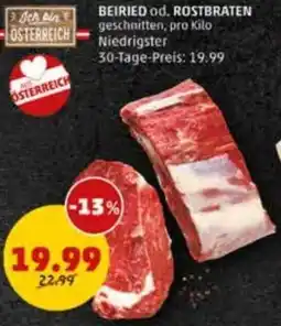 PENNY Beiried od. rostbraten Angebot
