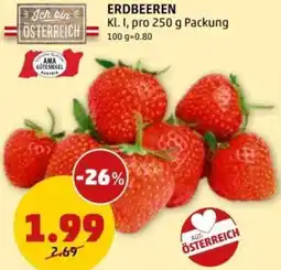 PENNY Erdbeeren Angebot