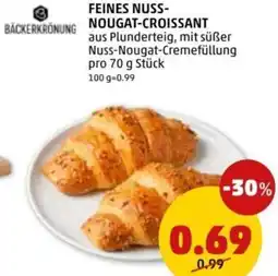 PENNY Feines nuss- nougat-croissant Angebot