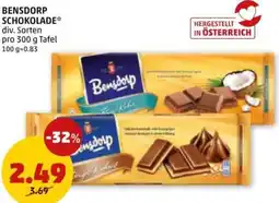 PENNY Bensdorp schokolade Angebot