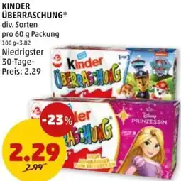 PENNY Kinder überraschung Angebot