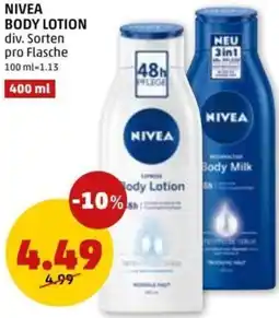 PENNY Nivea body lotion Angebot