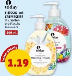 PENNY Today flüssig- od. cremeseife Angebot