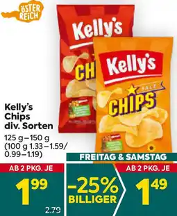 Billa Kelly's Chips Angebot