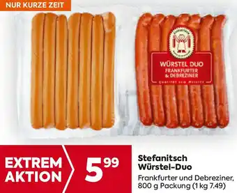Billa Stefanitsch Würstel-Duo Angebot