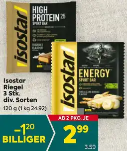 Billa Isostar Riegel Angebot