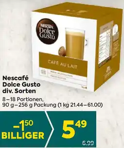 Billa Nescafé Dolce Gusto Angebot