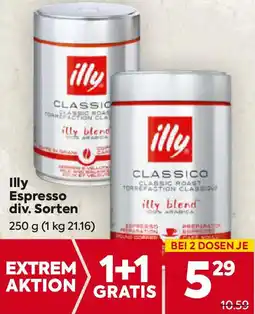Billa Illy espresso Angebot