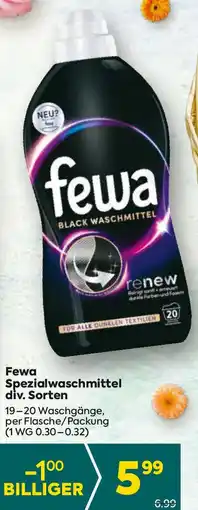 Billa Fewa Spezialwaschmittel Angebot