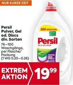 Billa Persil pulver, gel od. discs Angebot