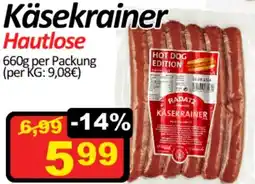 Wurstico Käsekrainer Angebot