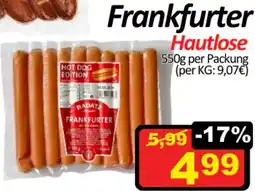 Wurstico Frankfurter Angebot