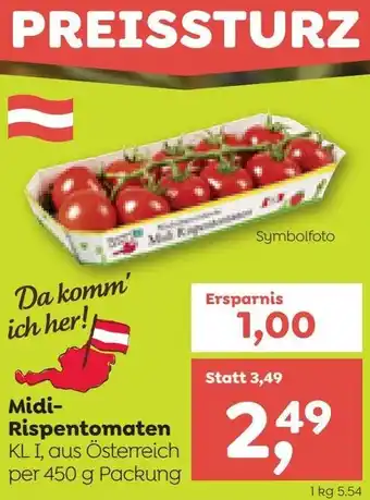 ADEG Da komm' ich her! Midi- Rispentomaten Angebot