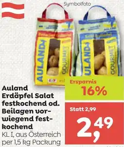 ADEG Auland Erdäpfel Salat festkochend od. Beilagen vor- wiegend fest- kochend Angebot