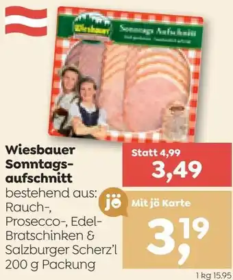 ADEG Wiesbauer Sonntags- aufschnitt Angebot