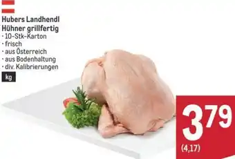 Metro Hubers Landhendl Hühner grillfertig Angebot