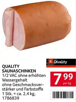 Transgourmet Quality saunaschinken Angebot