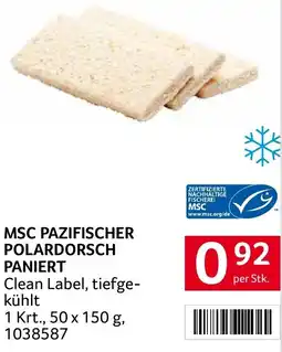 Transgourmet Msc pazifischer polardorsch paniert Angebot