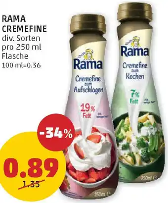 PENNY Rama cremefine Angebot