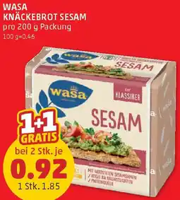 PENNY Wasa knäckebrot sesam Angebot