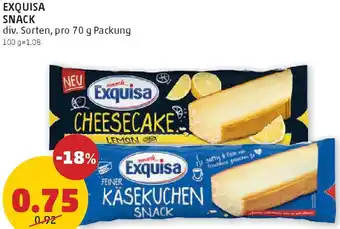 PENNY Exquisa snack Angebot