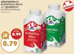 PENNY Kärntnermilch acidophilus-milch od. sauermilch Angebot