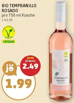 PENNY Bio tempranillo rosado Angebot