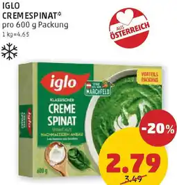 PENNY Iglo cremespinat Angebot