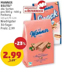 PENNY Manner beutel Angebot
