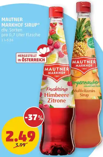 PENNY Mautner markhof sirup Angebot