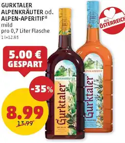 PENNY Gurktaler alpenkräuter od. alpen-aperitif Angebot