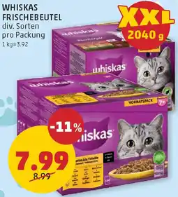 PENNY Whiskas frischebeutel Angebot