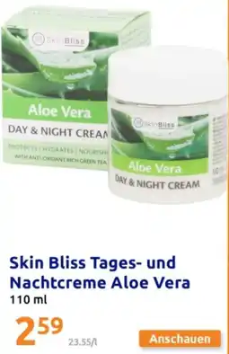 Action Skin Bliss Tages- und Nachtcreme Aloe Vera Angebot