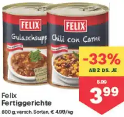 MPreis Felix fertiggerichte Angebot