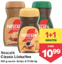 MPreis Nescafé classic löskaffee Angebot