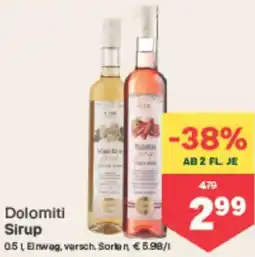 MPreis Dolomiti sirup Angebot