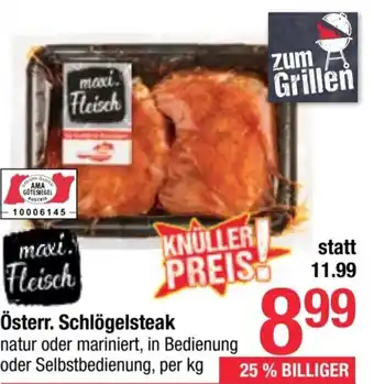 Maximarkt Österr. Schlögelsteak Angebot