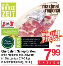 Maximarkt Oberösterr. Schopfbraten Angebot