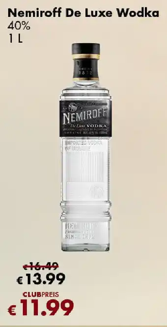 Travel FREE Nemiroff De Luxe Wodka Angebot