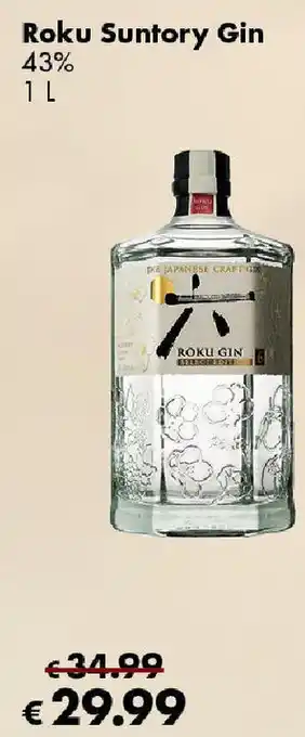 Travel FREE Roku Suntory Gin Angebot