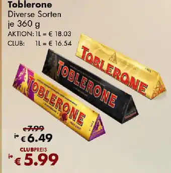 Travel FREE Toblerone Angebot