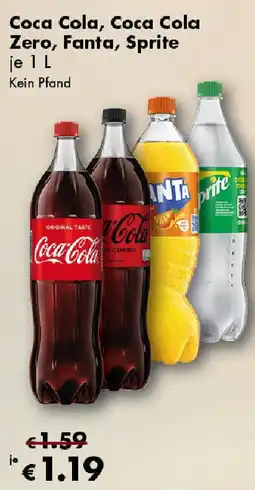 Travel FREE Coca Cola, Coca Cola Zero, Fanta, Sprite Angebot