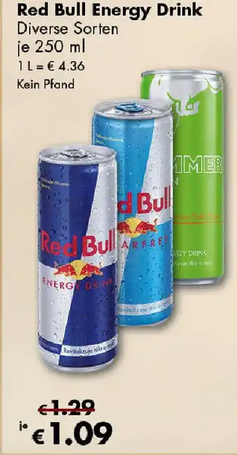 Travel FREE Red Bull Energy Drink Angebot